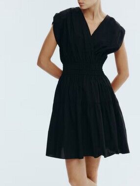 H&M Blk Cotton Dress Sz XL